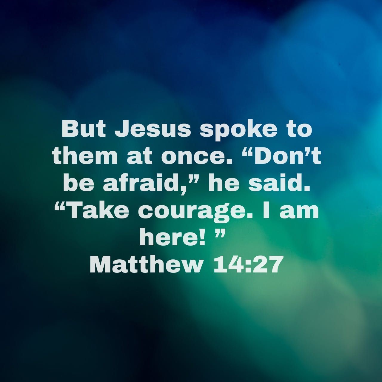We Don’t Need to Fear With Jesus at Our Side